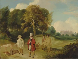 J.M.W. Turner and Walter Fawkes at Farnley Hall